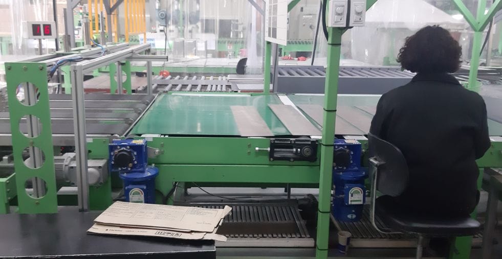 Process of inspecting every finished product for quality